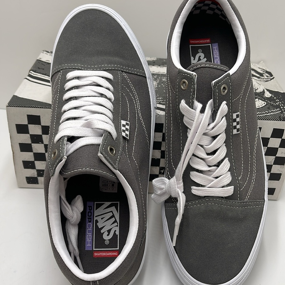 Vans Men’s Skate Old Skool 
Pewter/True White
VN0A5FCB195 Sneakers - Picture 12 of 16
